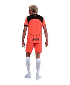 Rückansicht von Nike FC Barcelona Short 3rd 2025/2026 Fu&szlig;ballshorts Herren rotblau