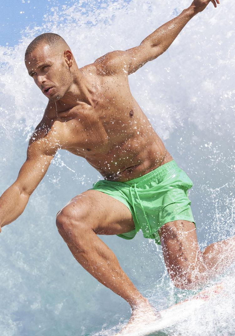 John Devin John Devin Badeshorts Badehose Herren - gr&uuml;n - 0 | SportScheck