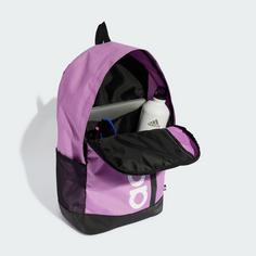 Rückansicht von adidas Rucksack Essentials Linear Rucksack Daypack Preloved Purple / Black / White