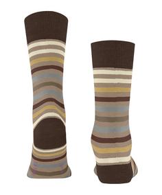 Rückansicht von Falke Tinted Stripe SO Freizeitsocken Herren country (4380)