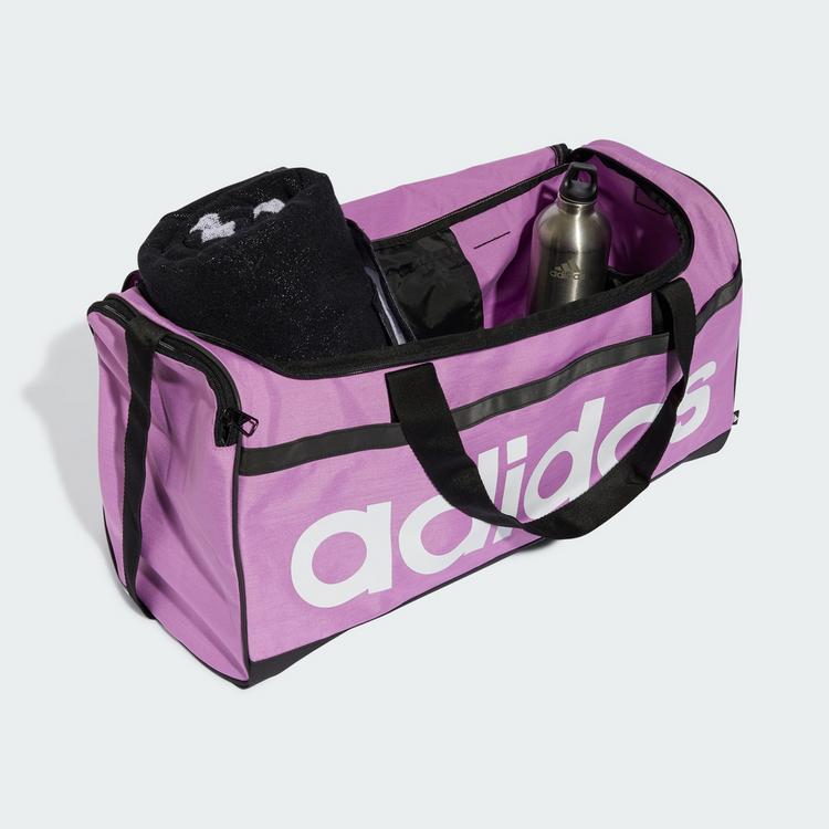 adidas adidas Essentials Linear Duffelbag Medium Umh&auml;ngetasche - Preloved Purple / White - 0 | SportScheck