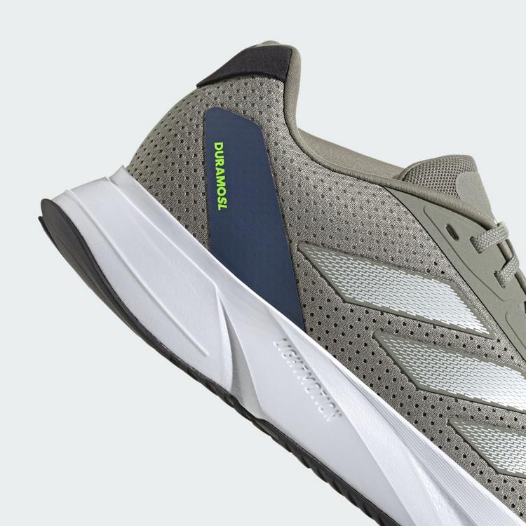 adidas adidas Duramo SL Laufschuh Laufschuhe Herren - Silver Pebble / Zero Metalic / Lucid Lemon - 6 | SportScheck