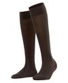 Falke Cotton Touch Kneehigh Socken Damen - dark brown (5233)