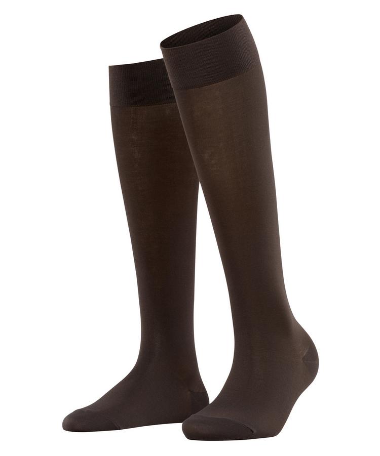 Falke Falke Cotton Touch Kneehigh Socken Damen - dark brown (5233) - 0 | SportScheck