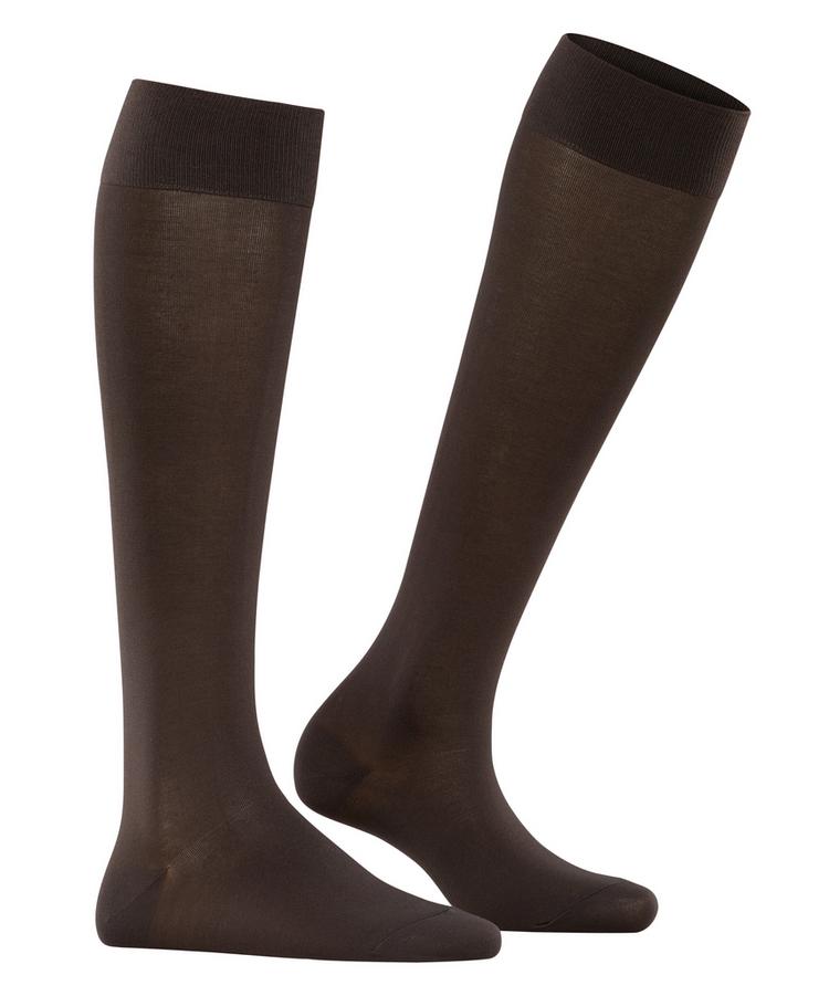 Falke Falke Cotton Touch Kneehigh Socken Damen - dark brown (5233) - 0 | SportScheck