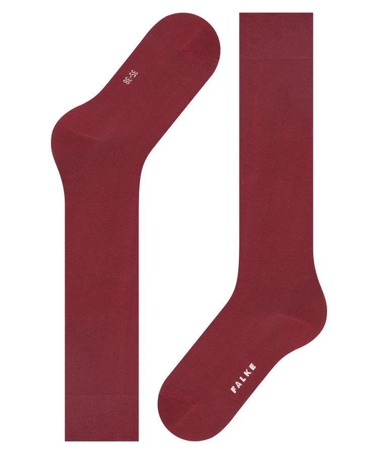 Falke Falke Cotton Touch Kneehigh Socken Damen - barolo (8596) - 2 | SportScheck