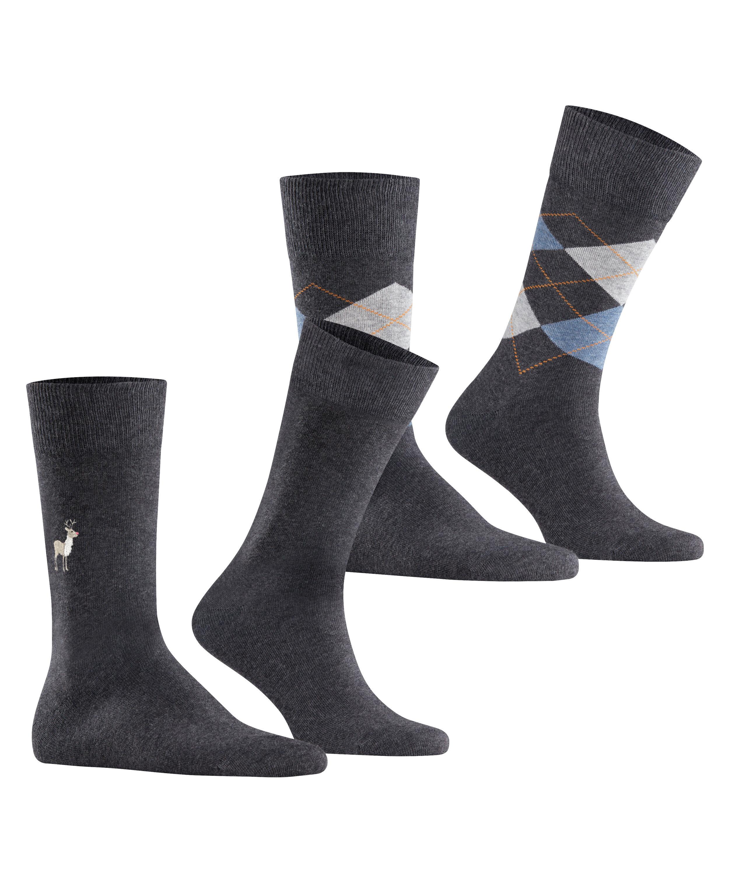 Burlington Everyday X-Mas 2-Pack Socken Herren - sortiment (0070)
