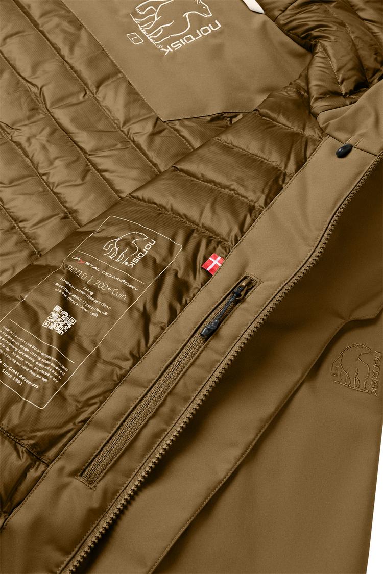 Nordisk Nordisk Lauge Daunenjacke Herren - dull gold brown - 5 | SportScheck