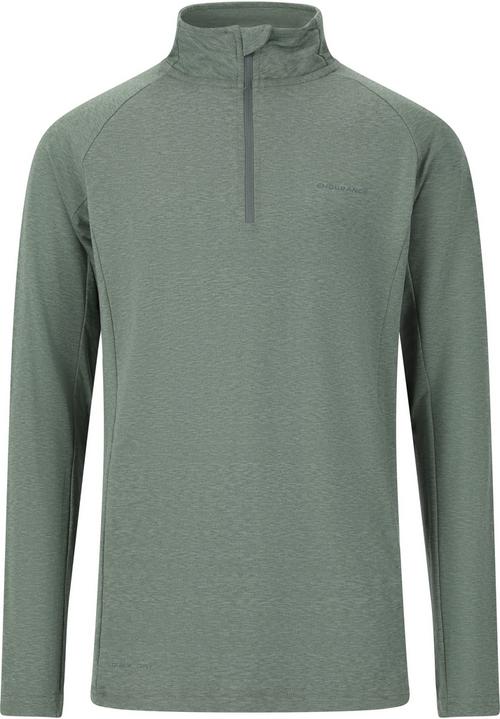 Rückansicht von Endurance Earl Langarmshirt Kinder 3058 Balsam Green