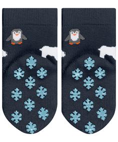 Rückansicht von Falke Winter Animals SO CP Freizeitsocken Kinder space blue (6116)