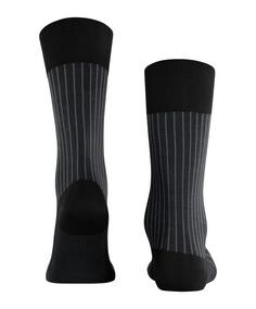 Rückansicht von Falke Oxford Stripe SO Freizeitsocken Herren black-mix (3010)