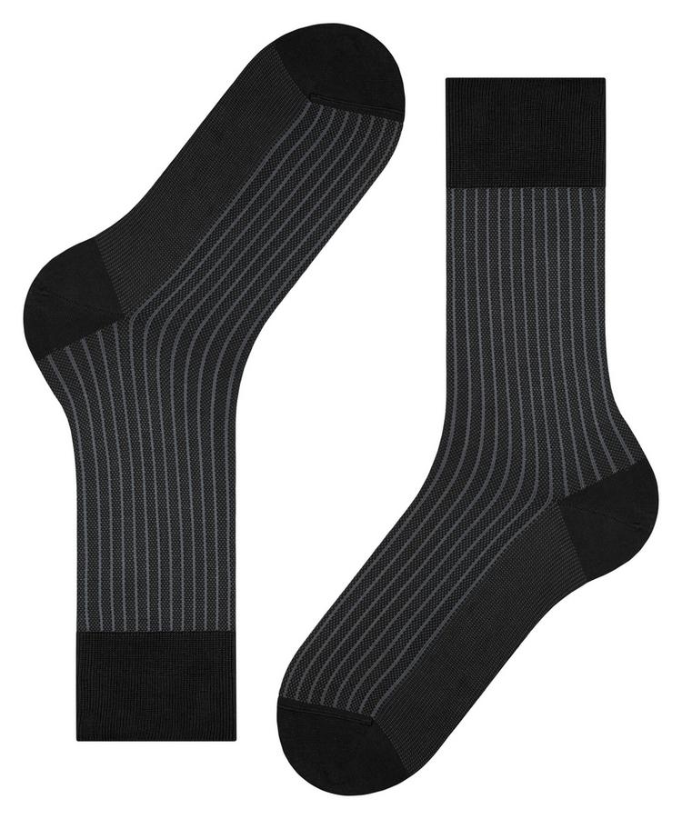 Falke Falke Oxford Stripe SO Socken Herren - black-mix (3010) - 2 | SportScheck