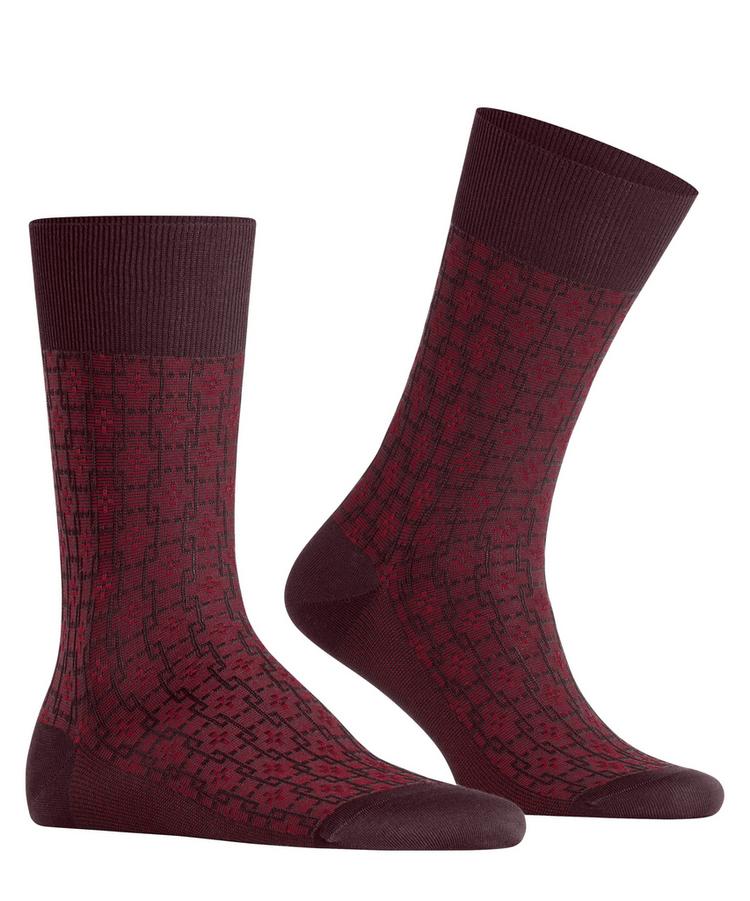 Falke Falke Artwork Tie SO Socken Herren - bordeaux (8100) - 0 | SportScheck