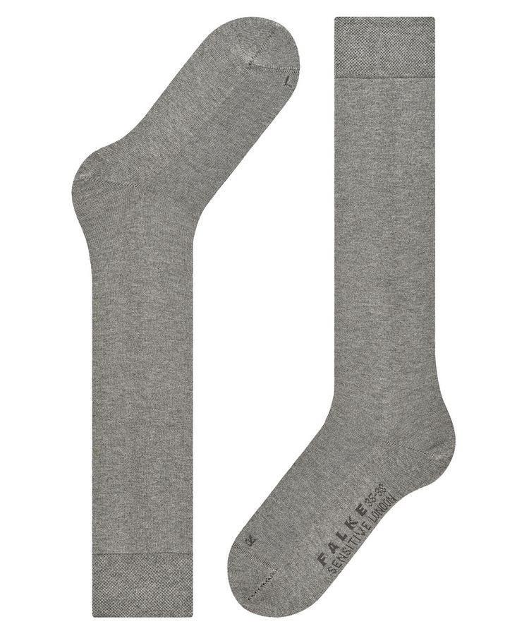 Falke Falke Sensitive London Knee-high Socken Damen - light greymel. (3390) - 2 | SportScheck