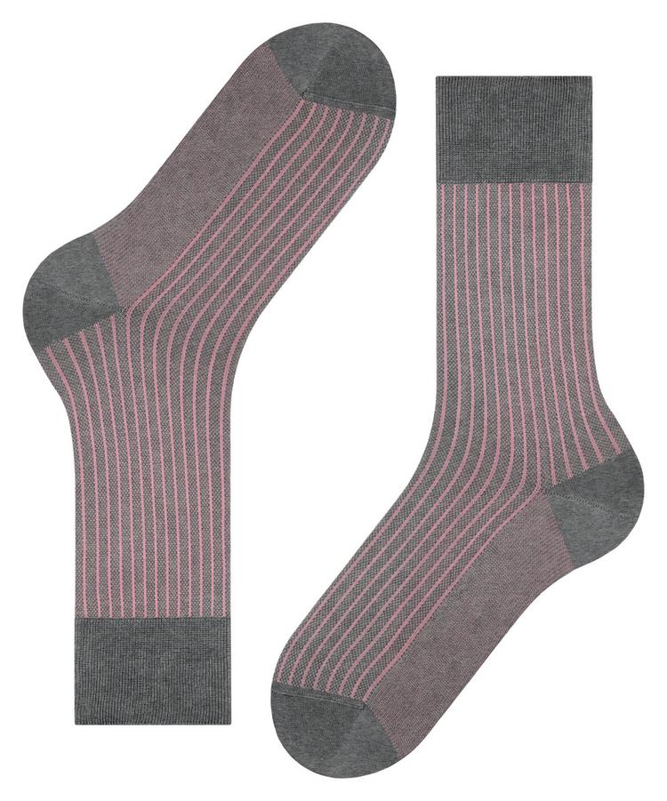 Falke Falke Oxford Stripe SO Socken Herren - steel mel. (3165) - 2 | SportScheck