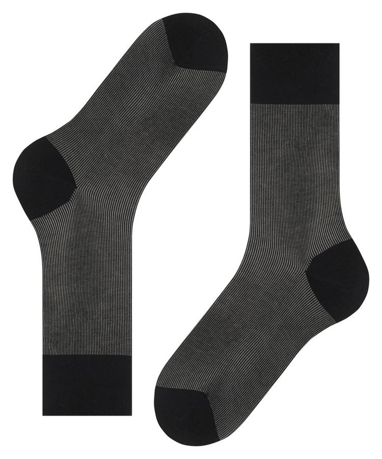 Falke Falke Fine Shadow SO Socken Herren - black-mix (3010) - 2 | SportScheck