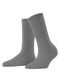 Falke Cosy Wool Boot SO Socken Damen - light greymel. (3390)