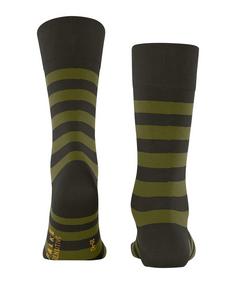 Rückansicht von Falke Sensitive Mapped Line SO Freizeitsocken Herren military (7826)