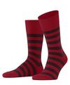 Falke Sensitive Mapped Line SO Socken Herren - scarlet (8228)