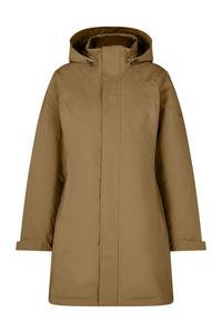 Nordisk Vigdis Daunenmantel Damen - Dull Gold Brown
