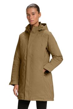 Rückansicht von Nordisk Vigdis Daunenmantel Damen Dull Gold Brown