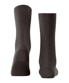 Rückansicht von Falke Cosy Wool Boot SO Freizeitsocken Damen dark brown (5233)