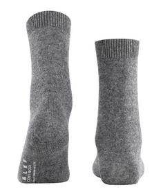 Rückansicht von Falke Cosy Wool SO Freizeitsocken Damen light greymel. (3390)