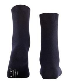 Rückansicht von Falke Cosy Wool SO Freizeitsocken Damen dark navy (6375)