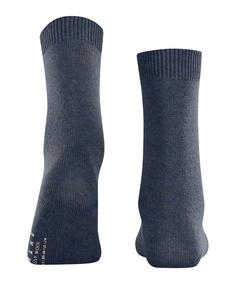 Rückansicht von Falke Cosy Wool SO Freizeitsocken Damen dark blue mel. (6688)