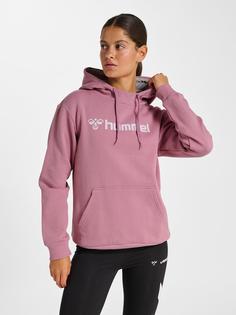 Rückansicht von hummel hmlMOVER COTTON HOODIE WOMAN Hoodie Damen LILAS