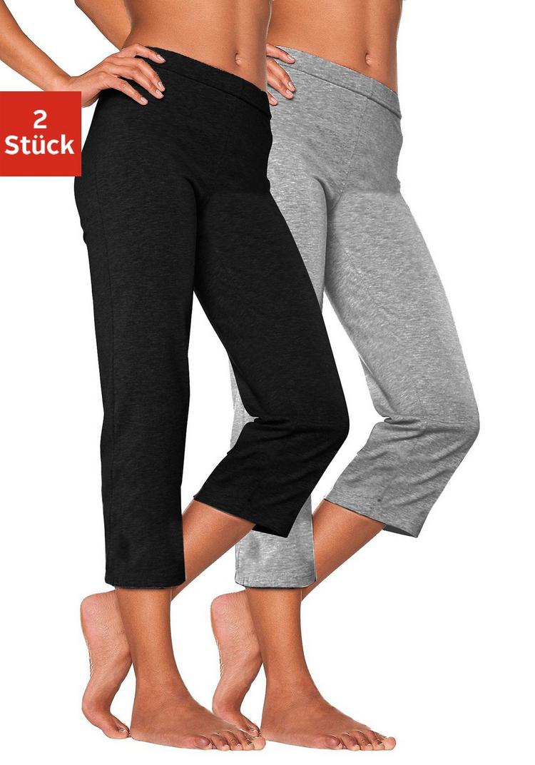 Vivance active Vivance active Caprihose Caprihose Damen - schwarz - grau - 0 | SportScheck
