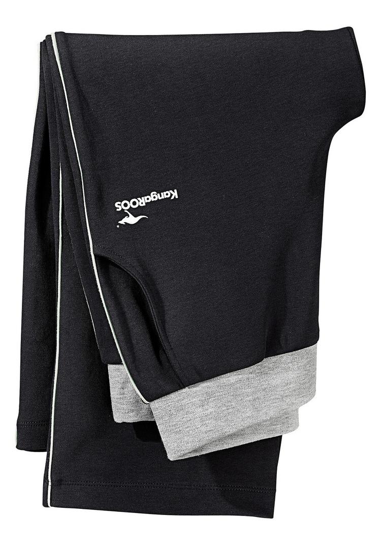 KangaROOS KangaROOS Relaxhose Sweathose Damen - schwarz-wei&szlig;-wei&szlig; - 0 | SportScheck