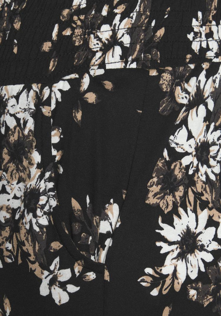 Lascana Lascana Strandhose Stoffhose Damen - schwarz-creme - 0 | SportScheck