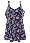 Lascana Badekleid Badeanzug Damen - marine-bedruckt