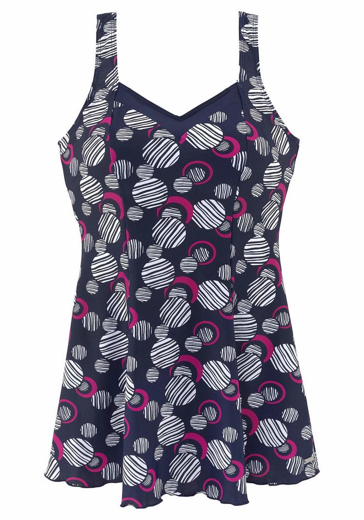 Lascana Lascana Badekleid Badeanzug Damen - marine-bedruckt - 0 | SportScheck