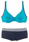 S.OLIVER B&uuml;gel-Bikini Bikini Set Damen - marine-t&uuml;rkis