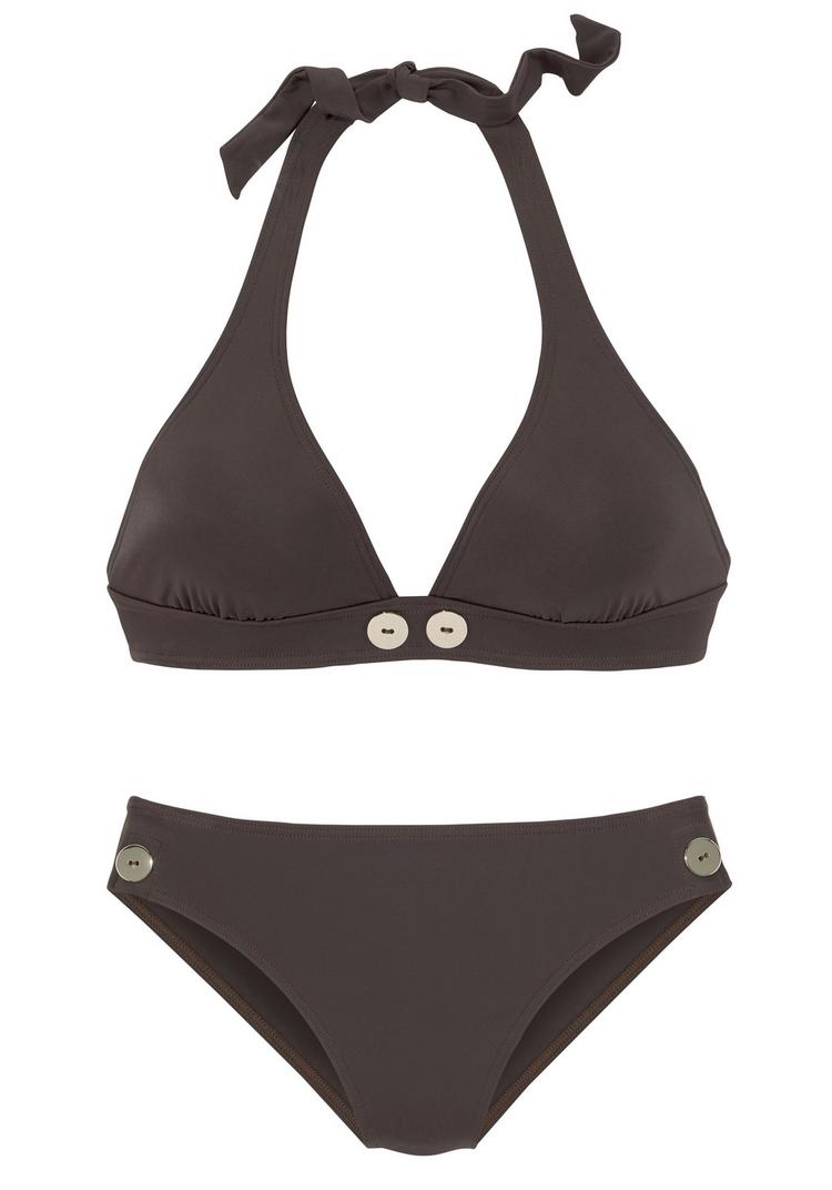 Vivance Vivance Triangel-Bikini Bikini Set Damen - dunkelbraun - 0 | SportScheck