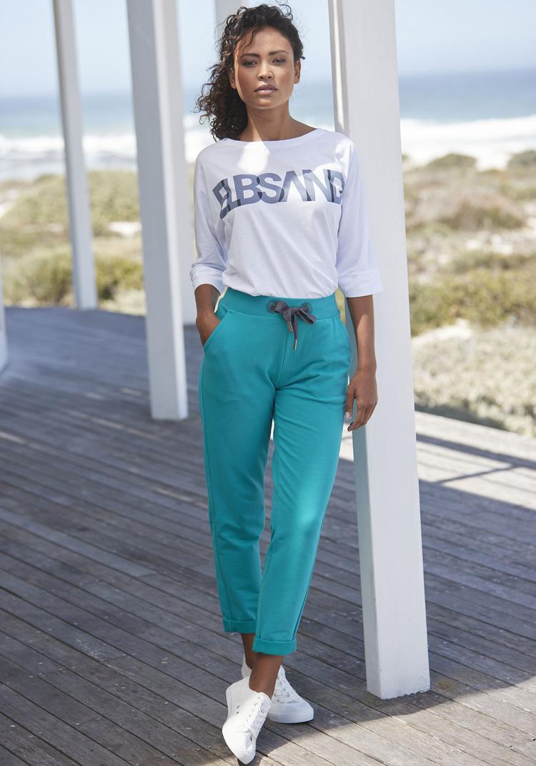 ELBSAND ELBSAND 3/4-Arm-Shirt Longshirt Damen - bright white - 2 | SportScheck