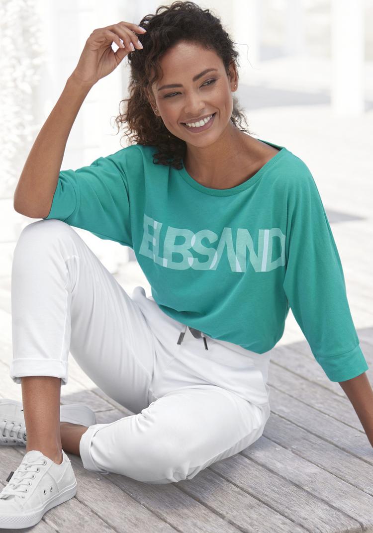 ELBSAND ELBSAND 3/4-Arm-Shirt Longshirt Damen - seaweed teal - 1 | SportScheck