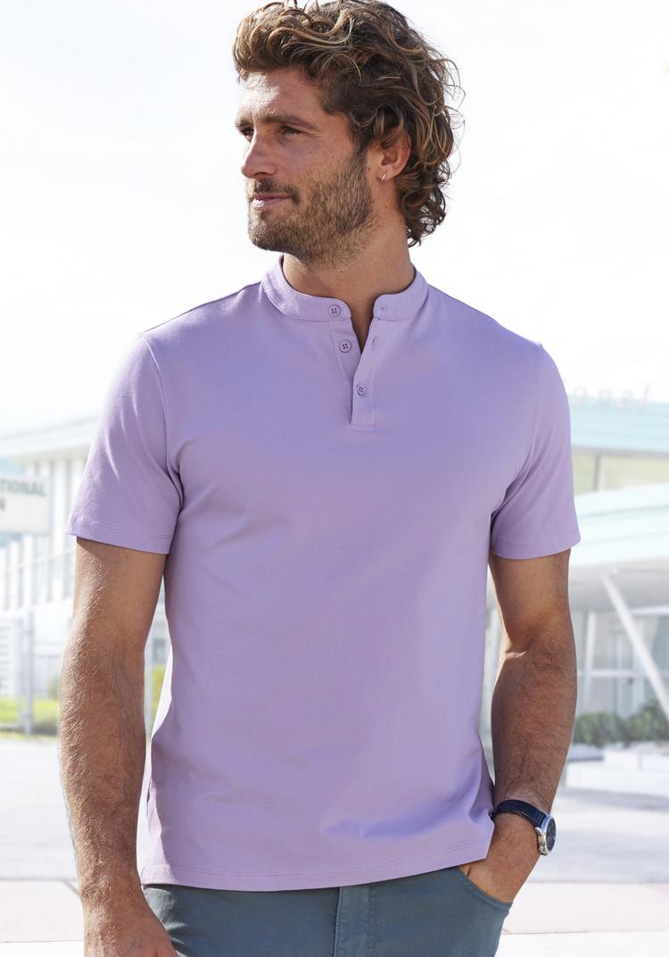 John Devin John Devin Poloshirt Poloshirt Herren - lila - 3 | SportScheck