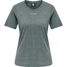 hummel hmlZANDRA T-SHIRT T-Shirt Damen DARKEST SPRUCE MELANGE