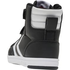 Rückansicht von hummel STADIL LIGHT QUICK HIGH JR Sneaker Kinder BLACK/WHITE