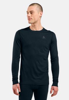 Rückansicht von Odlo MERINO WARM Funktionsshirt Herren dark sapphire(20731)