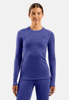 Rückansicht von Odlo MERINO 160 Funktionsshirt Damen Skipper Blue(21119)