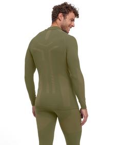 Rückansicht von Falke W Longsleeve Shirt Turtleneck m Funktionsshirt Herren herb (7754)