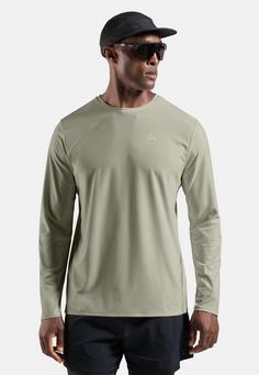 Rückansicht von Odlo ZEROWEIGHT CHILL-TEC Laufshirt Herren shadow(10876)