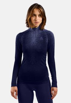 Rückansicht von Odlo Funktionsshirt Damen Skipper Blue(21119)