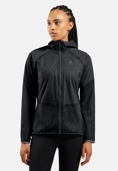 Rückansicht von Odlo Laufjacke Damen black(15000)