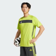 Rückansicht von adidas Tiro 25 Essentials Trikot T-Shirt Herren Semi Solar Yellow / Carbon / White