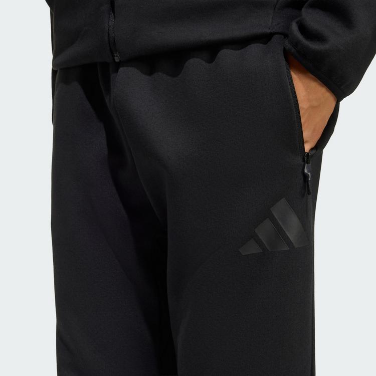 adidas adidas adidas Tapered-Leg Z.N.E. Kids Hose Stoffhose Kinder - Black / Black - 2 | SportScheck